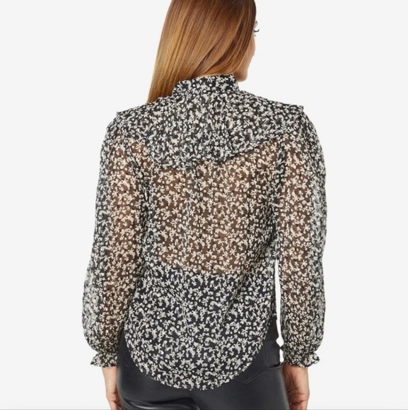 Bishop & Young Selena Poet Blouse Sz L NWT MSRP $90 - Picture 2 of 11